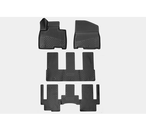 Коврики в салон Element 3D для KIA Carnival IV 2020- г.в., Prestige, кроссвэн, 4 шт. 3DA66518210