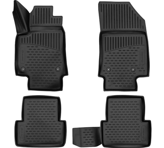 Коврики в салон Element 3D для CITROEN C3 Aircross 2017- г.в., 4 шт., полиуретан 3D01826210k
