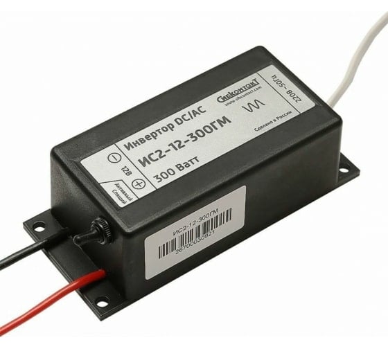 Инвертор-преобразователь напряжения СИБКОНТАКТ ИС2-12-300 DC/AC 12/220 В, 300 Вт УТ000002565