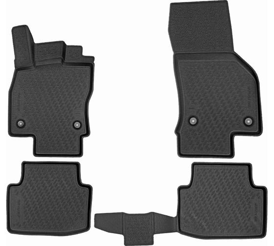Коврики в салон TRIUMF 3D для VOLKSWAGEN Passat B8, седан/универсал, 2015-г.в., 4 шт. TRIUMF.CARVLK00001