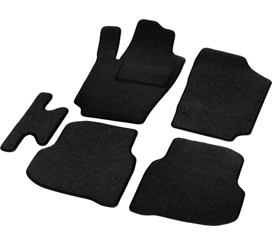 Текстильные коврики в салон AutoFlex Business для Volkswagen Polo V седан 2010-2020 г.в., 5 частей 5580101 1