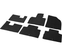 Текстильные коврики в салон AutoFlex Standard для Hyundai Palisade Хендай Палисад 7 мест 2020- г.в. 4230701