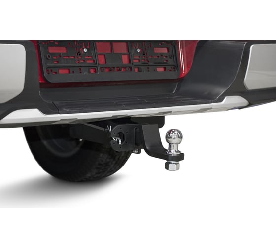 Фаркоп под квадрат для Mitsubishi L200 V рестайлинг 2018-н.в., шар E, 3500/120 кг Rival F.4002.001