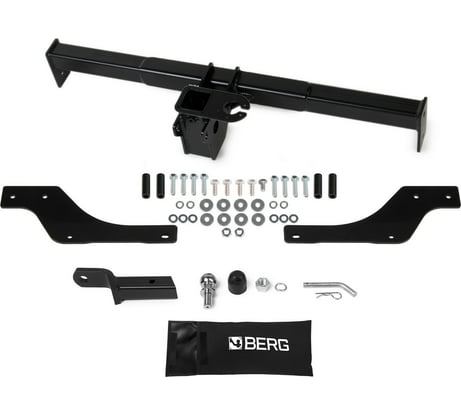 Фаркоп под квадрат Lada Xray Лада Х-рей 2015-н.в./Xray Cross Кросс 2018-н.в., 800/75 кг BERG F.6017.008