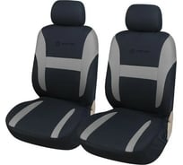 Чехлы для сидений Airline универсальные, RS-3+, передние, 2 шт., 4 предмета, велюр, черный/серый ACS-VP-01