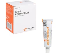 Резиновый клей для бескамерных шин и камер AIRLINE набор в коробке по 12 шт., тюбик 12 г AG-R-03