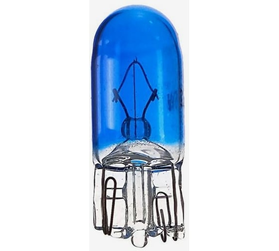 Галогенная лампа Cartage BLUE T10 W5W, 5 Вт, 12 В, набор 10 шт. 3850922