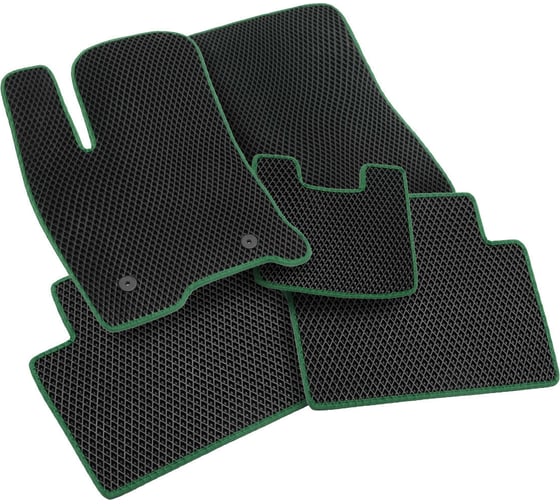 Коврики Vicecar ЕВА / EVA / ЭВА для Mercedes A-класс W168 1997-2004 EV29010-темнозеленый 1