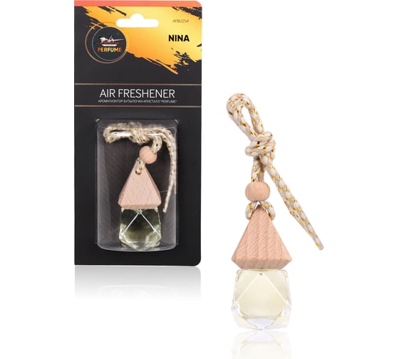Ароматизатор-бутылочка кристалл Airline Perfume NINA AFBU254