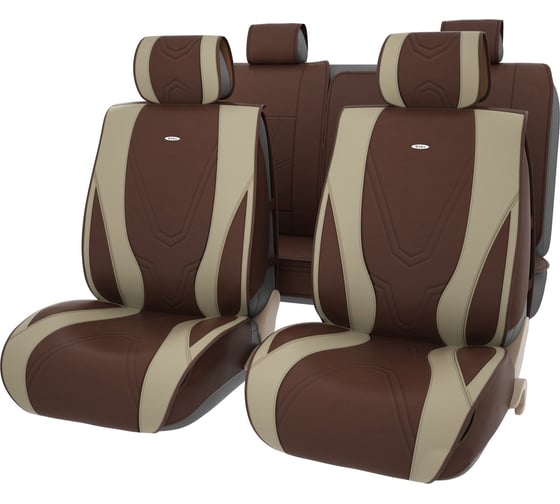 Накидки PSV 3D PREMIUM Kinetic, коричнево-бежевый комплект 959 130585 1