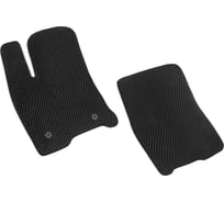 Передние коврики Vicecar ЕВА для Ssang Yong Musso Daewoo Musso 1993 2006 2EV42006-черный