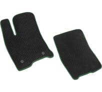 Передние коврики Vicecar ЕВА для Volkswagen Phaeton 2002 2016 long 2EV46032R-темнозеленый