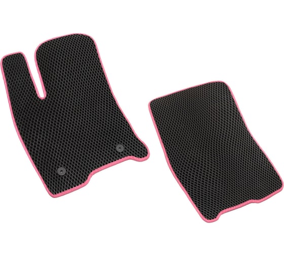 Передние коврики Vicecar ЕВА для SsangYong Actyon Sports I 2005-2010 2EV42012-розовый 1
