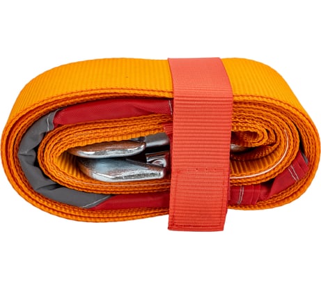 Трос с крюками СТРОП-ПРО 3.5 т, 4.2 м, с сигнальными флажками SP02350