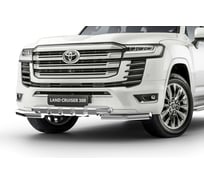 Защита переднего бампера Rival d76+d57 с проф. ЗК для Toyota Land Cruiser 300 70 Anniversary 2021- R.5727.001