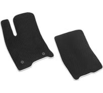 Передние коврики Vicecar ЕВА для Toyota Runx правый руль 2001 2006 2EV45066-белый