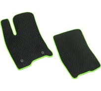 Передние коврики Vicecar ЕВА для Lada Samara 2108 2109 21099 1984 2004 2EV49006-салатовый