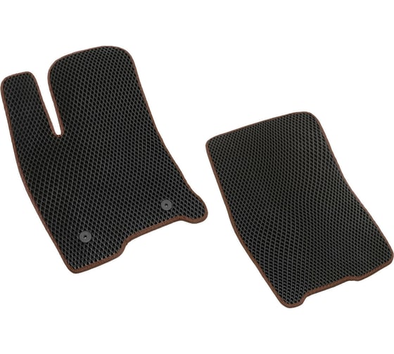 Передние коврики Vicecar ЕВА для Ssang Yong Rexton I, II 2002 - 2012 2EV42005-коричневый 1