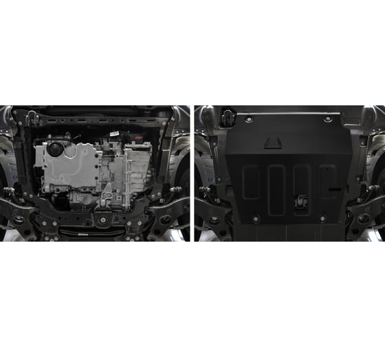 Защита картера и КПП АвтоБроня Geely Azkarra 19-/Atlas Pro 21-/Belgee X70 24-, 111.01926.1