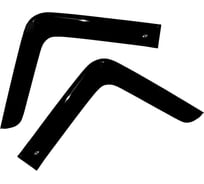 Дефлекторы боковых окон с хромированным молдингом Kia Bongo III 2004-2012 COBRA TUNING K13404CR