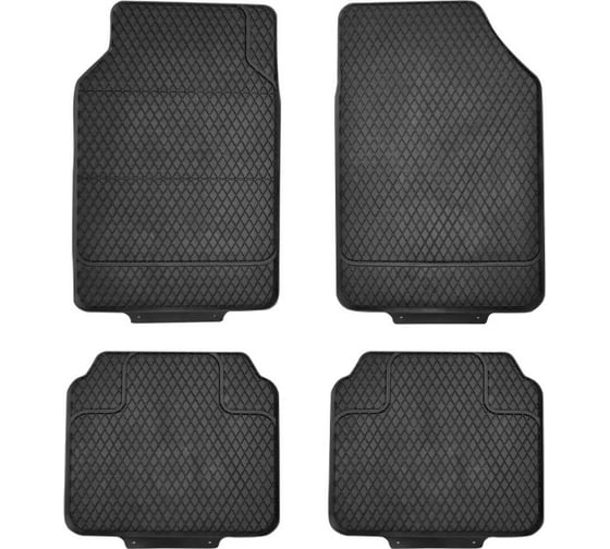 Коврик PSV GRID TS1870P 4 4ч 67x43/45x40 см, черный 129654 1