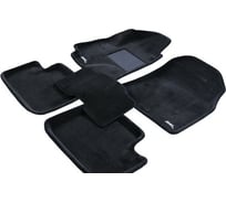 Коврики PSV для Hyundai Santa Fe II 2006-2010 г.в., 3D, черный, Royal Magic Mat 108405