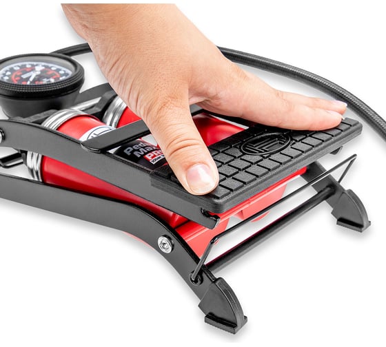Ножной насос Heyner двухцилиндровый с манометром PEDAL MAX PRO 22500N
