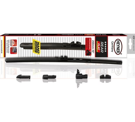Щетка стеклоочистителя задняя гибридная 10"/25 см REAR FLAT HYBRID Heyner 001020
