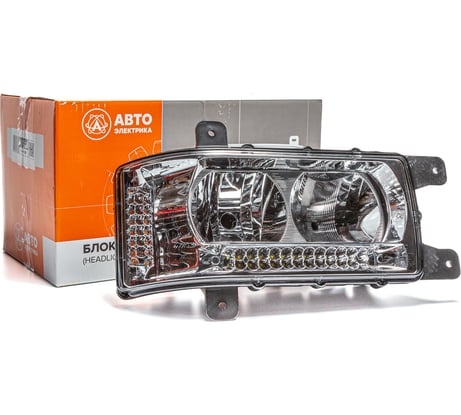 Блок-фара АВТОЭЛЕКТРИКА КАМАЗ-6520,6511,4308 правая с ДХО Н/О 09.2086