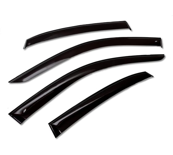 Дефлекторы боковых окон VW Touareg I 2007-2010/Porsche Cayenne 2007-2010 EuroStandard COBRA TUNING VE25507