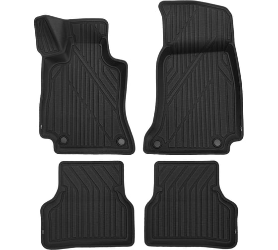 Коврики 3D KVEST для MERCEDES E-Class, 2016-н.в., Sd, 4 шт. (полистар) 3D01856210k 1