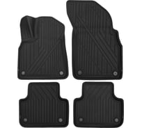 Коврики 3D KVEST для AUDI Q7, 2015-2019 кросс., 4 шт. (полиуретан, черный) 3D00609510k