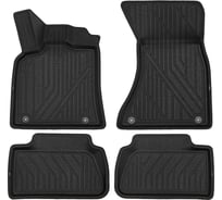 Коврики 3D KVEST для PORSCHE Macan, 2014-2017 внедорожник, 4 шт. 3D01740510k
