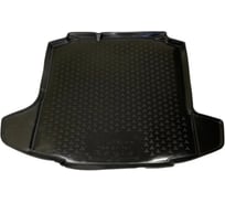 Коврик DelForm для Skoda Rapid с карманами 2012-2015 полиэтилен, багажник PB65001-1