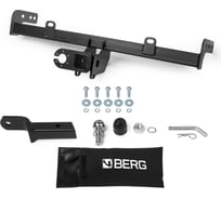 Фаркоп под квадрат Lada Granta седан, лифтбек 2011-, 900/75 кг BERG F.6017.006