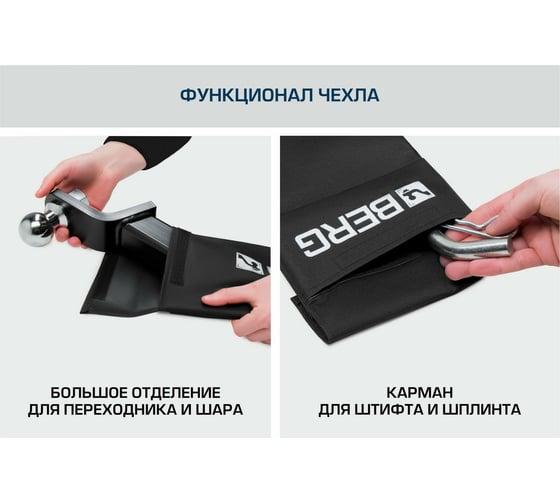 Фаркоп под квадрат Lada Largus SW/Furg 12-/Largus Cross SW 14- BERG F.6017.005