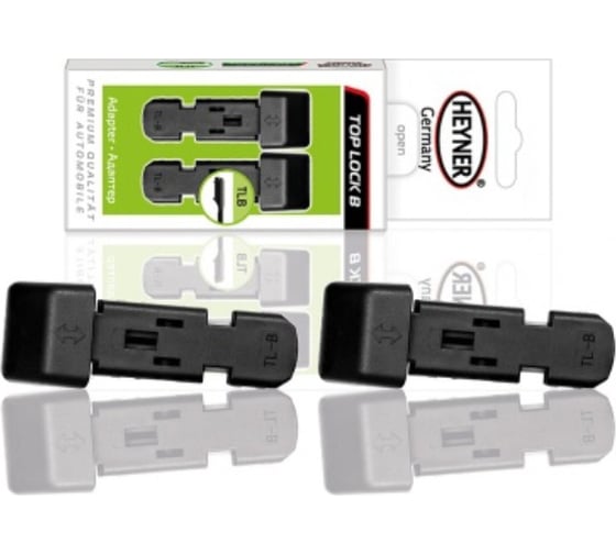 Адаптер для щеток с верхним замком TOP LOCK B 2 шт Heyner 300030