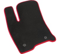 Водительский коврик Vicecar ЕВА для FAW Besturn X80 2013 - 2022 1EV10001-красный