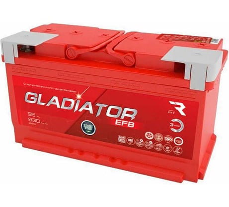 Аккумуляторная батарея Gladiator 95 А/ч, прямая полярность, тип вывода конус GEF9510