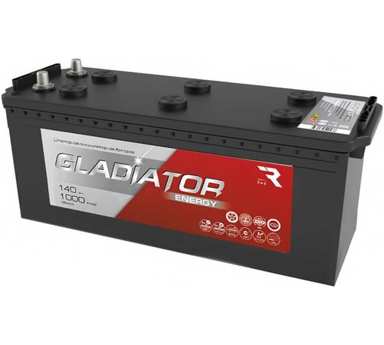 Аккумуляторная батарея Gladiator 140 А/ч, обратная полярность, тип вывода конус GEN14030