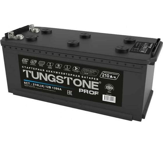 Аккумуляторная батарея Tungstone 210 А/ч, обратная полярность, тип вывода болт PRO21041 1