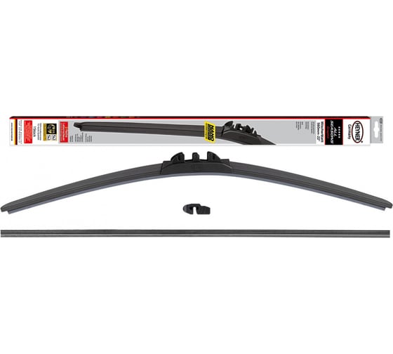 Щетка стеклоочистителя с запасной резинкой всесезонная 22"/56 см Heyner 092000