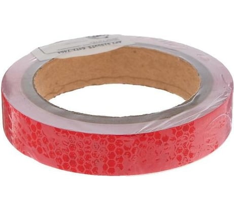 Светоотражающая самоклеящаяся лента СИМАЛЕНД красная, 2 см х 8 м 5155973