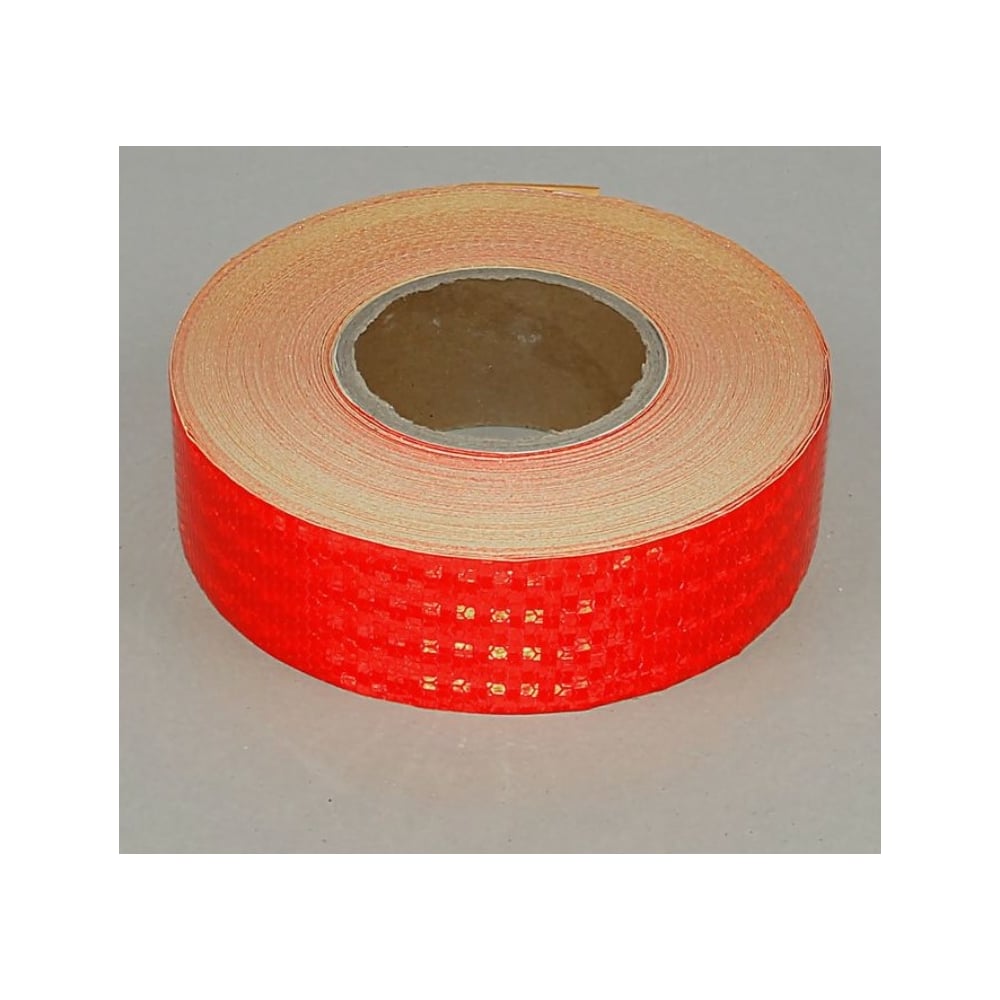 Светоотражающая самоклеящаяся лента СИМАЛЕНД красная, 5 см х 45 м ...