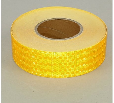 Светоотражающая самоклеящаяся лента СИМАЛЕНД желтая, 5 см х 45 м 1404122