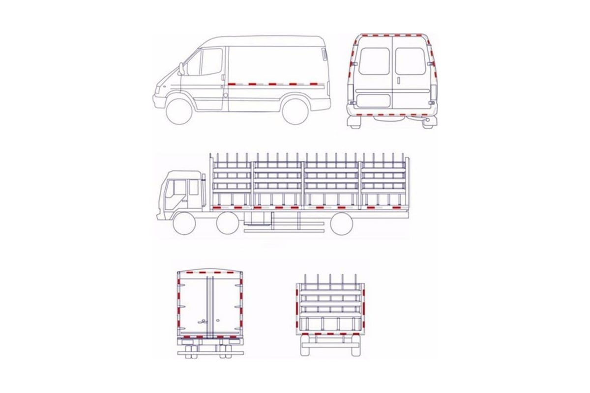 Светоотражающая самоклеящаяся лента СИМАЛЕНД черно-желтая, 5 см х 15 м ...