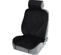 Накидка на переднее сиденье СИМАЛЕНД велюр, 55x150 см, черный 4388453