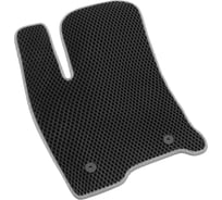 Водительский коврик ViceCar ЕВА для Mitsubishi Outlander I 2002 - 2005 1EV31013-светлосерый