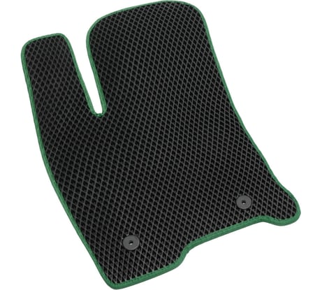 Водительский коврик ViceCar ЕВА для Lada Largus 2013 - 2020 1EV49003-темнозеленый