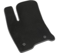 Водительский коврик ViceCar ЕВА для Toyota Vits II XP90, правый руль 2005 - 2011 1EV45037-темносерый